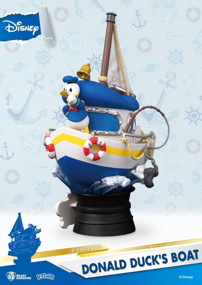 DISNEY Barca di Paperino Diorama D - Stage statua