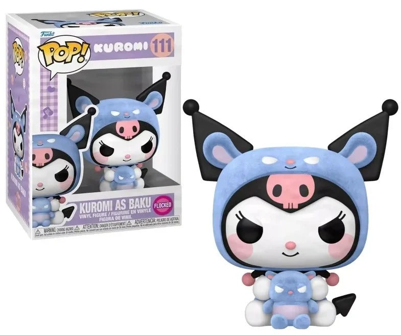SANRIO FUNKO POP Kuromi Kuromi as Baku (Flocked)