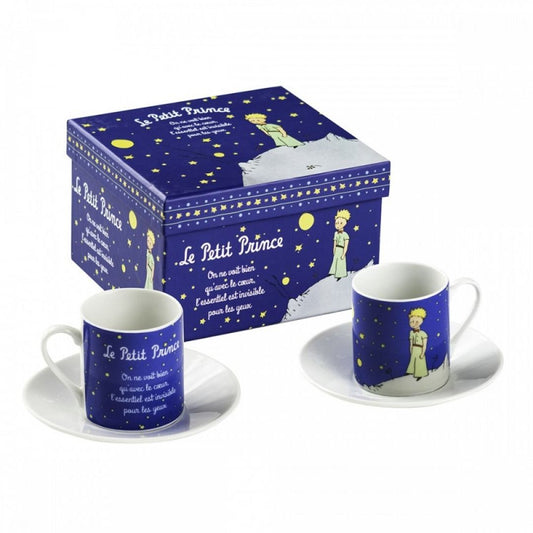 THE LITTLE PRINCE set 2 tazzine caffè + piattino