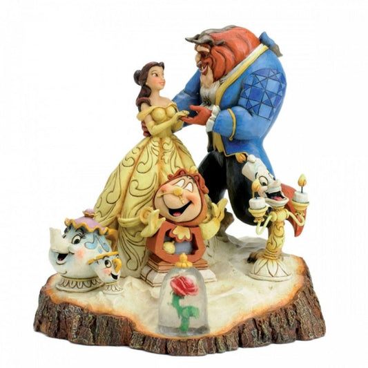 DISNEY TRADITIONS La Bella e La Bestia tronco