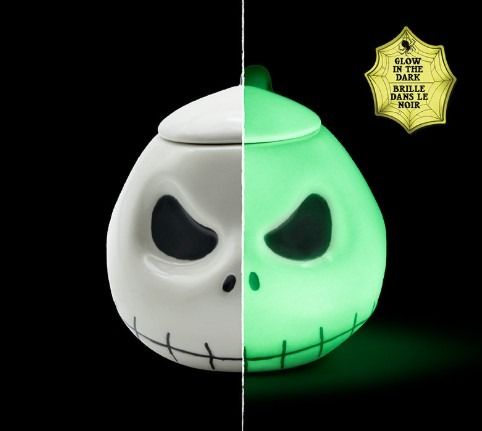 DISNEY Nightmare Before Christmas tazza 3D glow in the dark