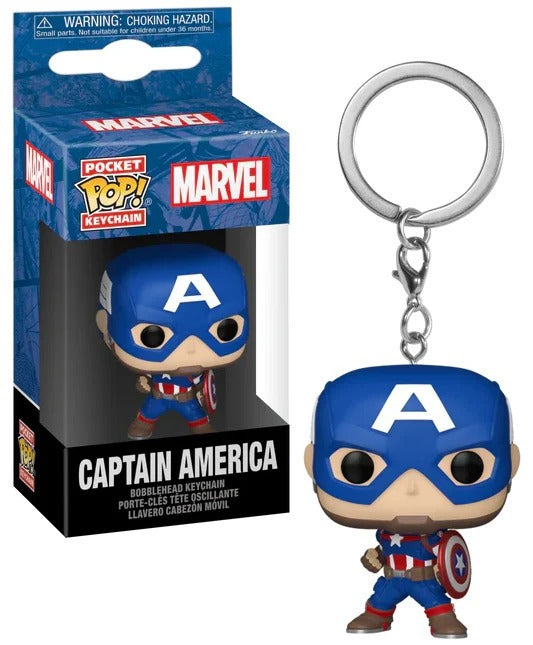 MARVEL Funko Pop Capitan America portachiavi