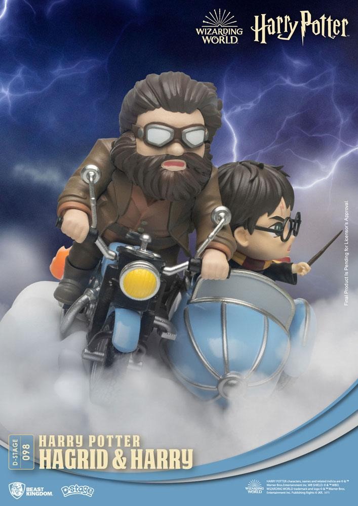 HARRY POTTER Hagrid & Harry D - Stage statua