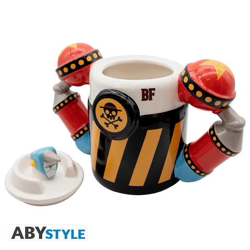 ONE PIECE Iron Pirate Franky shogun tazza 3D
