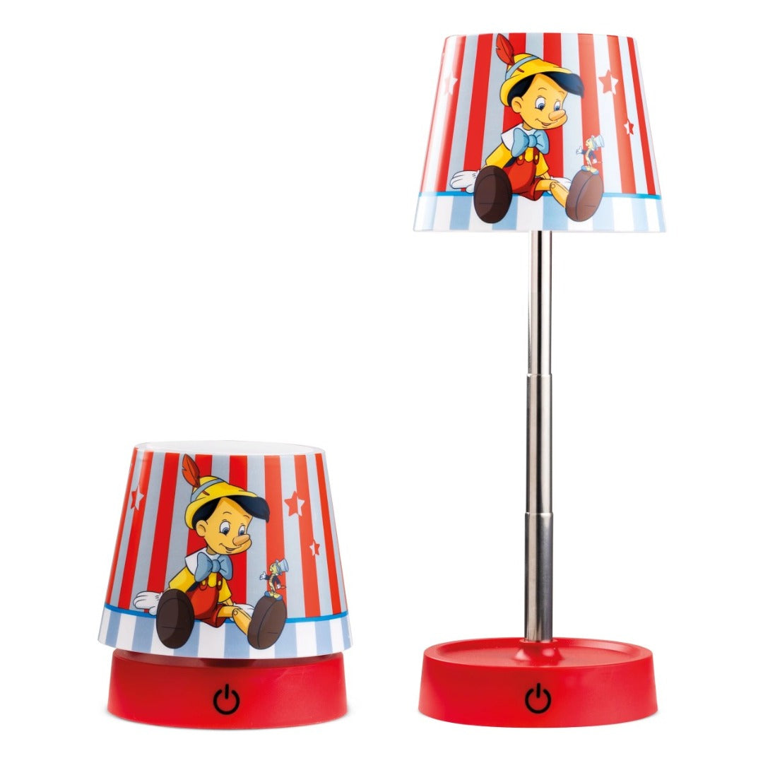 DISNEY Pinocchio lampada LED da tavolo ricaricabile