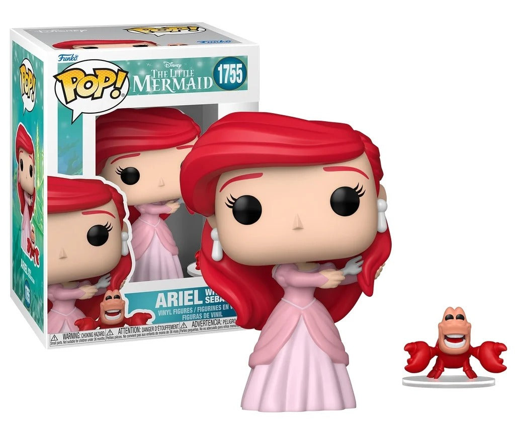 DISNEY FUNKO POP The Little Mermaid Ariel with Sebastian
