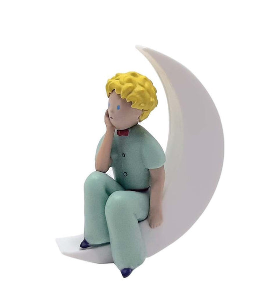 Little Prince Sitting On The Moon figura