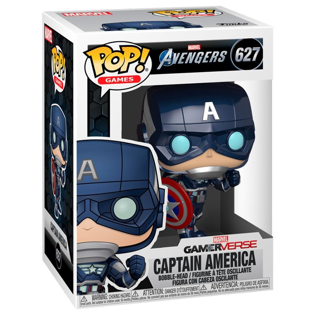 MARVEL FUNKO POP Avengers Game Captain America Stark Tech Suit