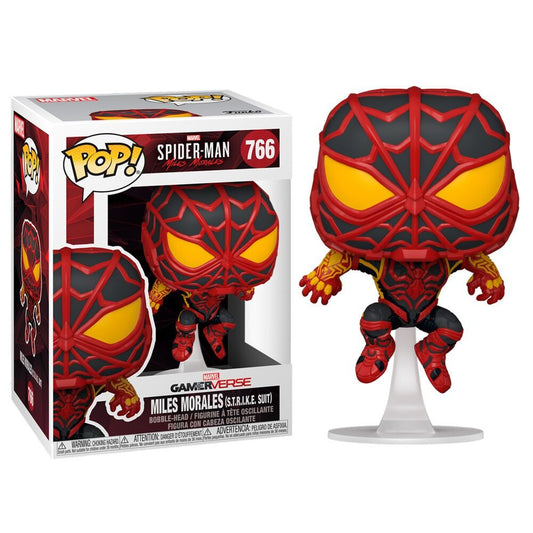 MARVEL FUNKO POP Spiderman Miles Morales S.T.R.I.K.E. Suit