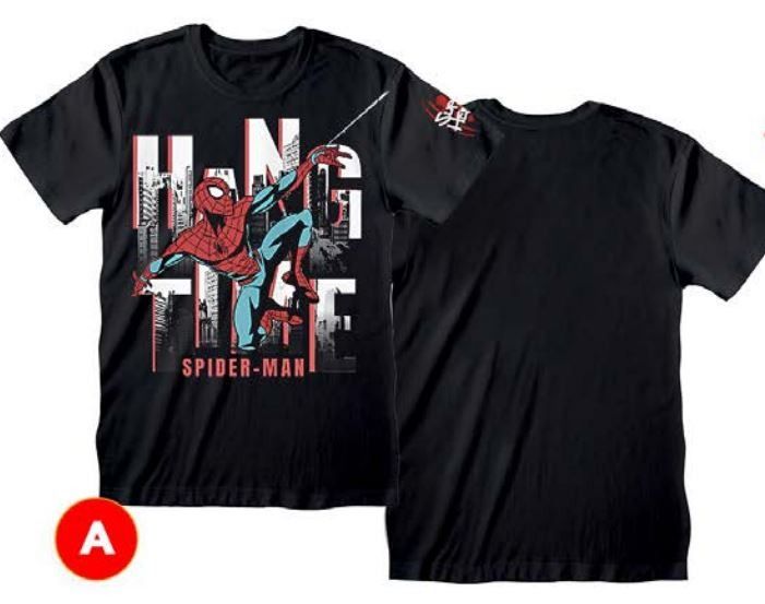 MARVEL Spiderman t-shirt nera kids