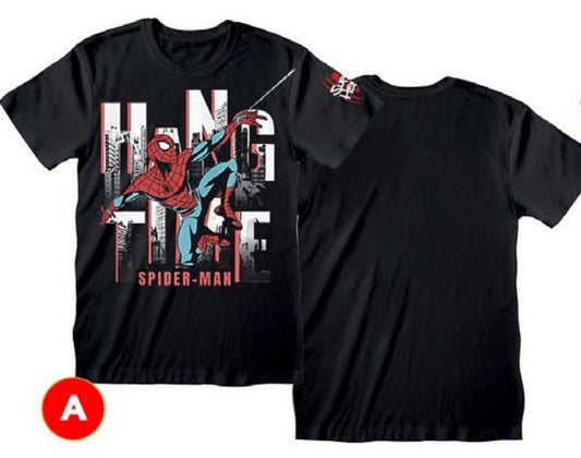 MARVEL Spiderman t-shirt nera kids