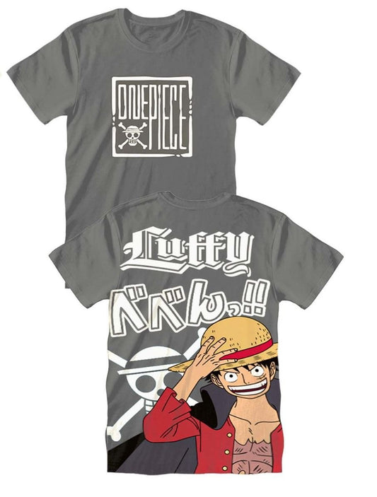 ONE PIECE Luffy doppia stampa t-shirt