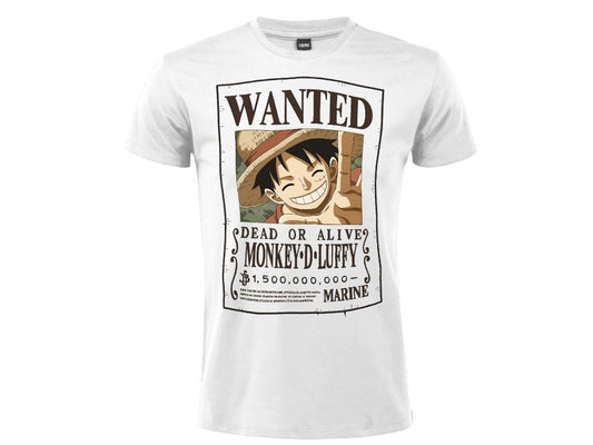 ONE PIECE Wanted Luffy t-shirt