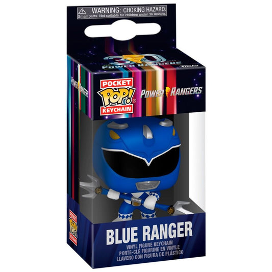 POWER RANGERS Funko Pop Blue Ranger portachiavi