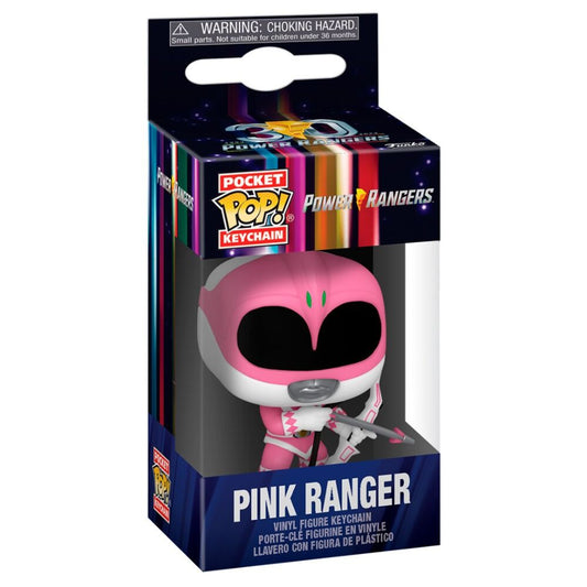 POWER RANGERS Funko Pop Pink Ranger portachiavi