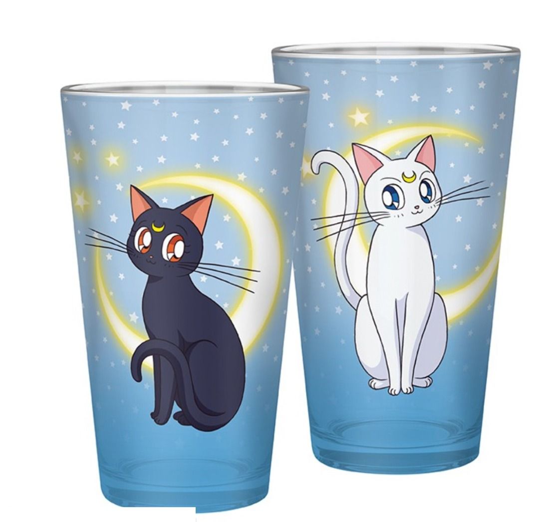 SAILOR MOON Luna&Artemis bicchiere