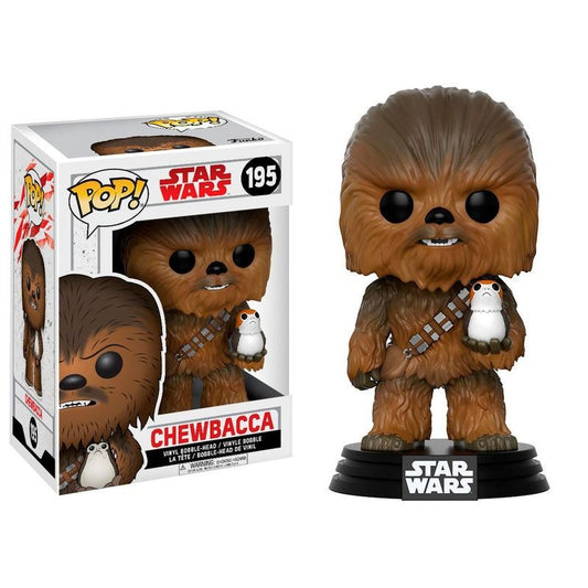 STAR WARS FUNKO POP Chewbacca with Porg