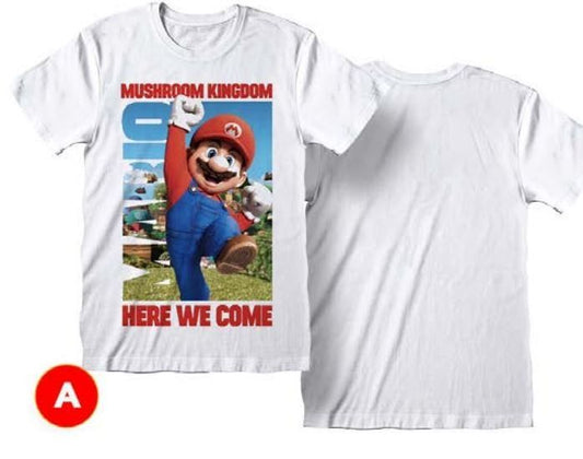 SUPER MARIO Mario Here we come t-shirt kids