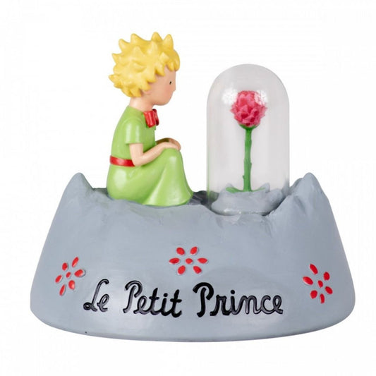 THE LITTLE PRINCE Little Prince sul pianeta con rosa figura